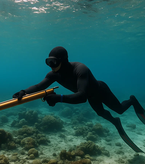Photo of someone sparefishing in Lombok with Magic Fishing